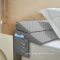 Memory foam foldable bed rail